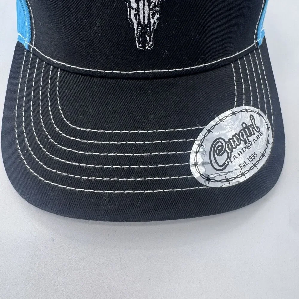 Girls Cowgirl Hardware Baseball Cap Snapback Hat Equestrian Fast Shipping New